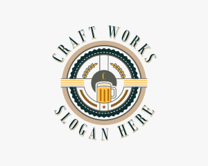 Craft Beer Brewery logo design