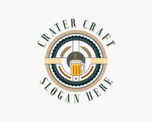 Craft Beer Brewery logo design