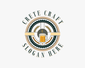 Craft Beer Brewery logo design