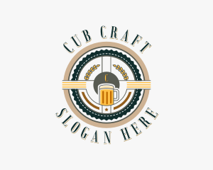 Craft Beer Brewery logo design