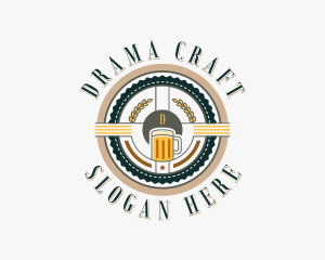 Craft Beer Brewery logo design