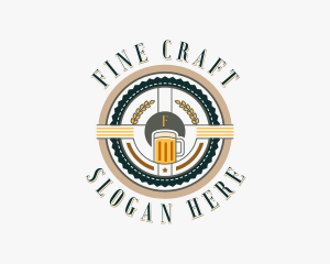 Craft Beer Brewery logo design