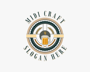 Craft Beer Brewery logo design