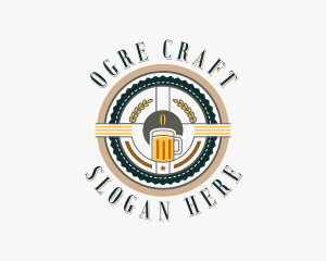 Craft Beer Brewery logo design