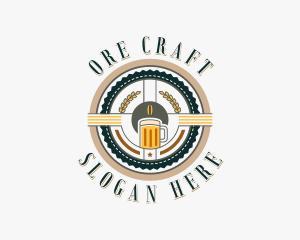 Craft Beer Brewery logo design