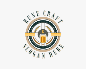 Craft Beer Brewery logo design