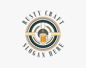 Craft Beer Brewery logo design