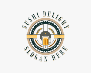 Craft Beer Brewery logo design