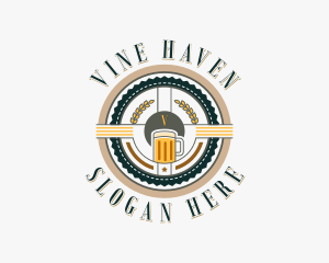 Craft Beer Brewery logo design