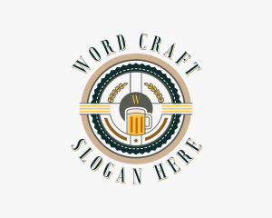 Craft Beer Brewery logo design