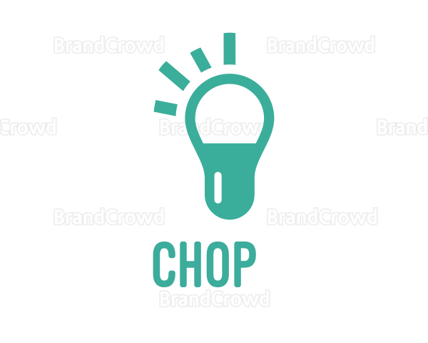 Capsule Light Bulb Logo