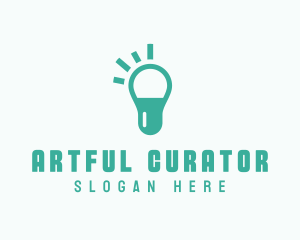 Capsule Light Bulb logo design