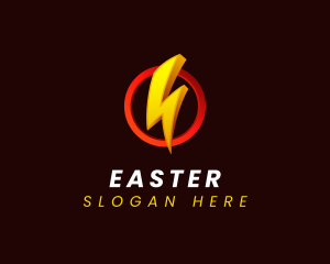 Lightning - Flash Lightning Energy logo design