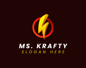 Strike - Flash Lightning Energy logo design