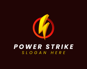 Flash Lightning Energy logo design