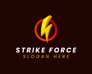 Strike - Flash Lightning Energy logo design