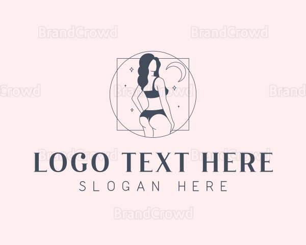 Sexy Woman Cosmetology Logo