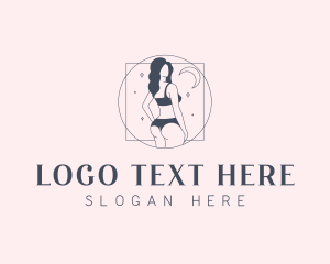 Lingerie - Sexy Woman Cosmetology logo design