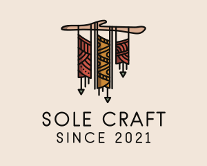 Decorative Native Macrame  logo design