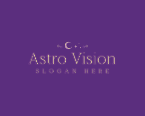 Astrology Moon Star logo design