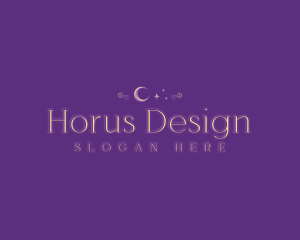 Astrology Moon Star logo design