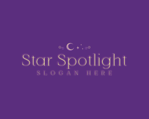 Astrology Moon Star logo design