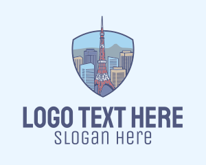 City - Japan City Tower logo design