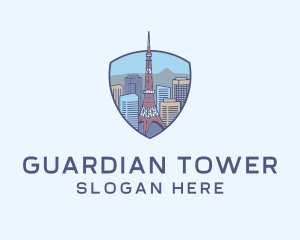 Japan City Tower logo design