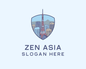 Asia - Japan City Tower logo design