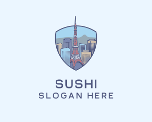 Japan City Tower logo design