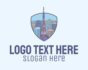 Tokyo - Japan City Tower logo design