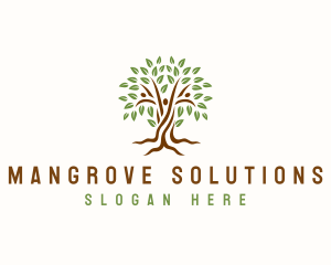 Mangrove - Nature Tree Unity logo design