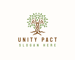 Nature Tree Unity logo design