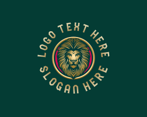 Zoo - Wild Lion Safari logo design