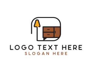 Furniture - Simple Furniture Decoration logo design