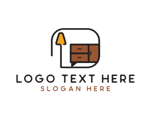 Simple Furniture Decoration Logo