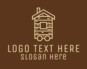 Cabin Home Property Logo