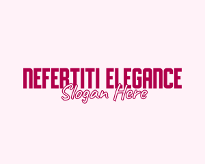 Elegant Feminine Salon logo design