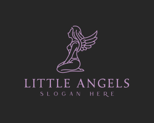 Pretty Woman Angel logo design