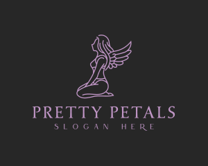 Pretty Woman Angel logo design