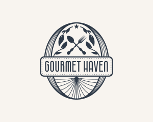 Gourmet Buffet Restaurant logo design