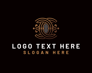 Mirror - Luxury Rustic Letter C logo design