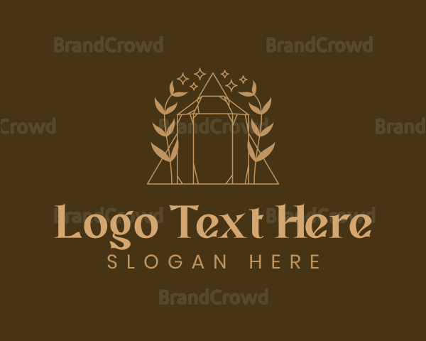 Luxurious Boutique Gemstone Wreath Logo