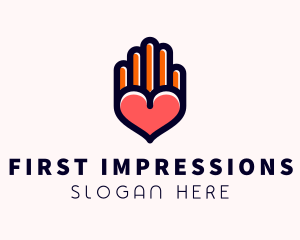 Heart Love Community logo design