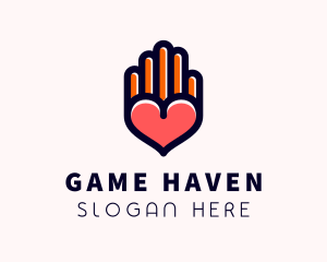 Dating - Heart Love Community logo design