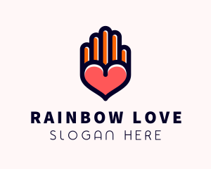 Heart Love Community logo design