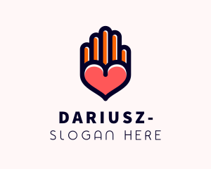 Dating Site - Heart Love Community logo design