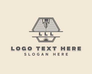 Mechanical - Industrial Engraving Laser logo design