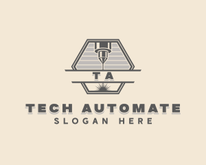 Automation - Industrial Engraving Laser logo design