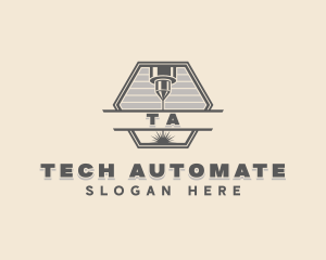 Industrial Engraving Laser logo design